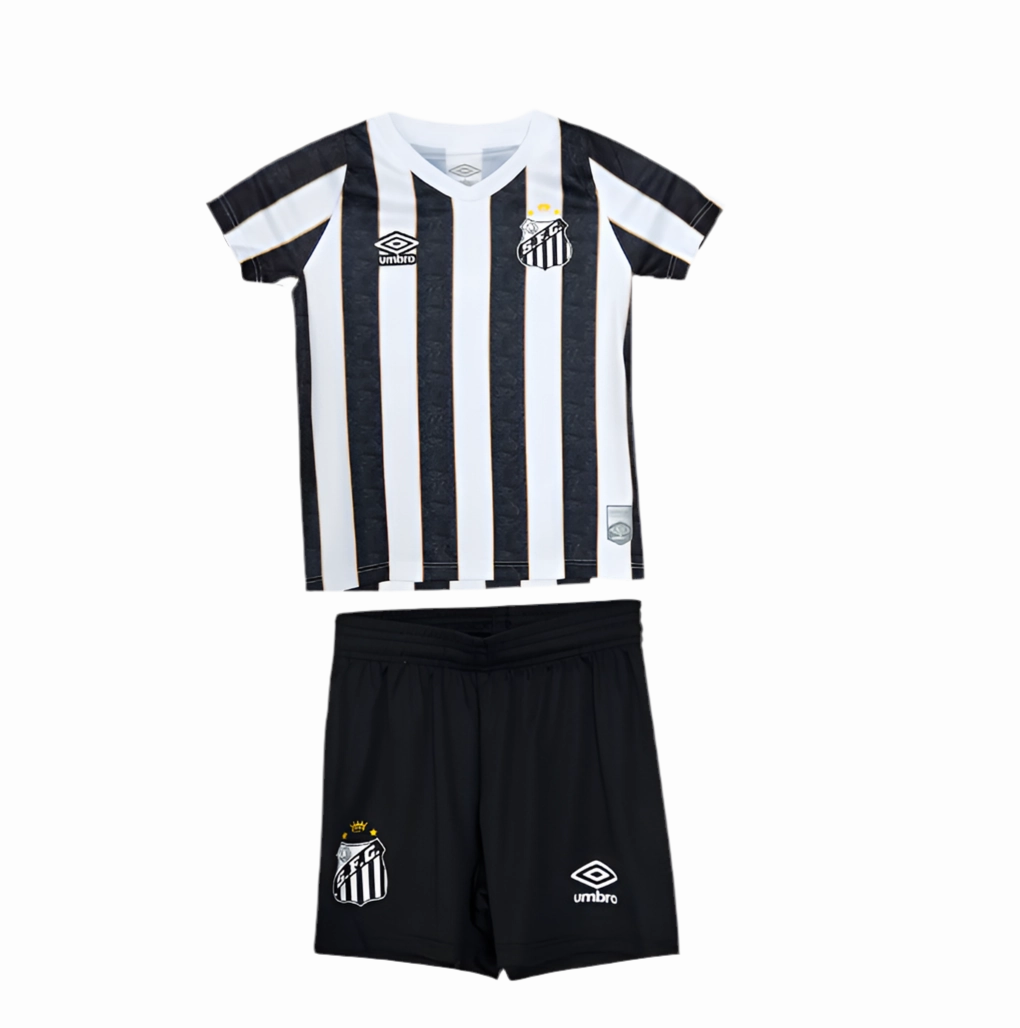 football fan face paint Conjunto Santos II 24/25 - Vers?o - Infantil soccer fan jerseys