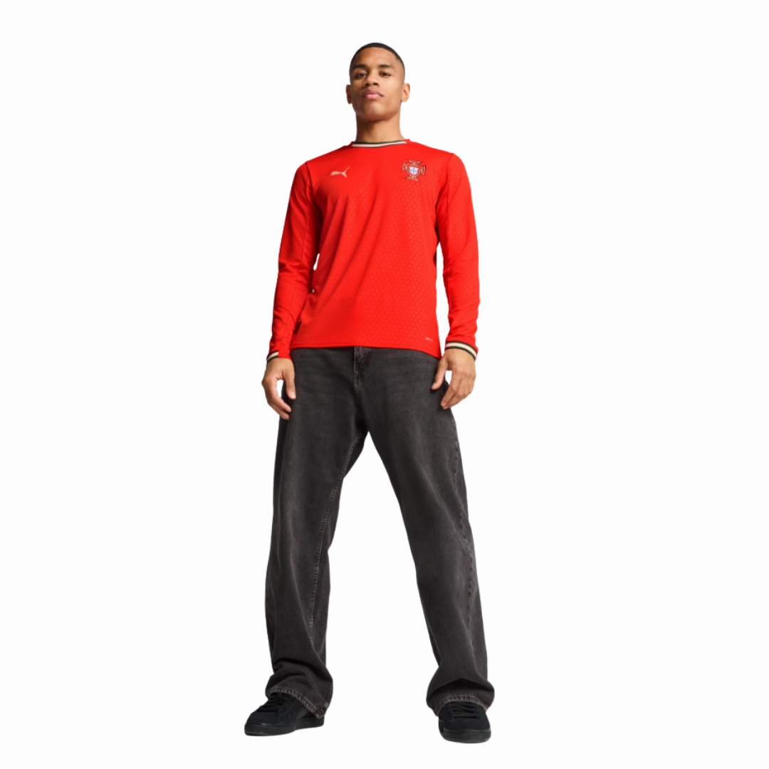 football fan flags Camisa Portugal I 25/26 - Verso - Manga Longa