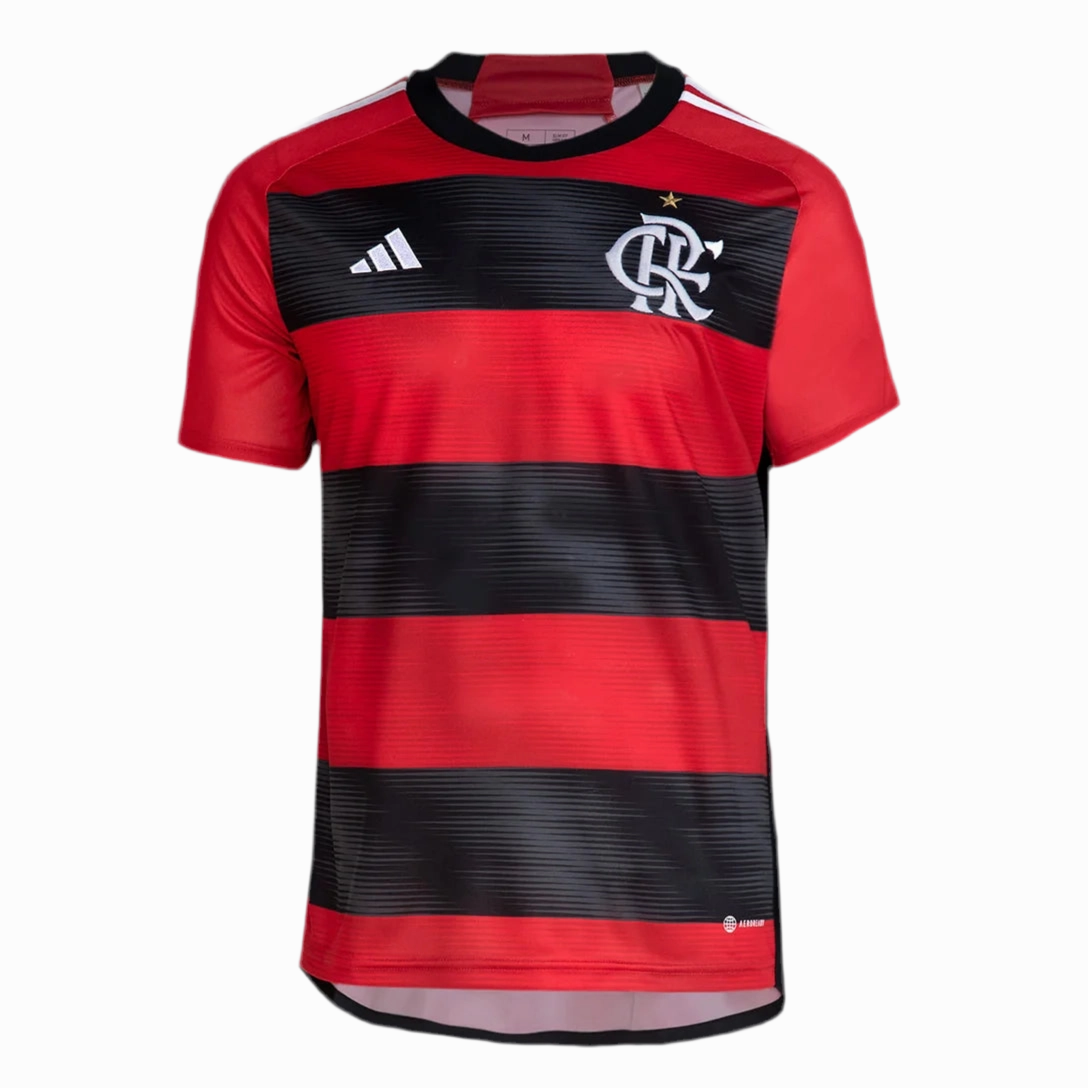 football fan jackets Camisa Flamengo I 23/24 - Verso - Torcedor premier league towels