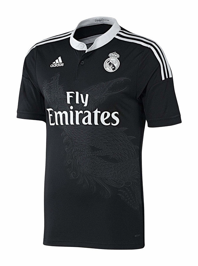 football fan jackets Camisa Real Madrid III 14/15 - Verso - Retr premier league jerseys