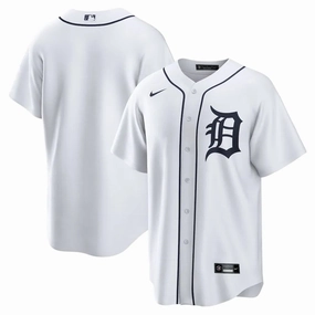 football fan keychains Camisa MLB Detroit Tigers White Nike Home Torcedor Masculina Branca football fan umbrellas