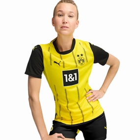 football fan lanyards Camisa Borussia Dortmund I 24/25 - Verso - Feminina football fan towels