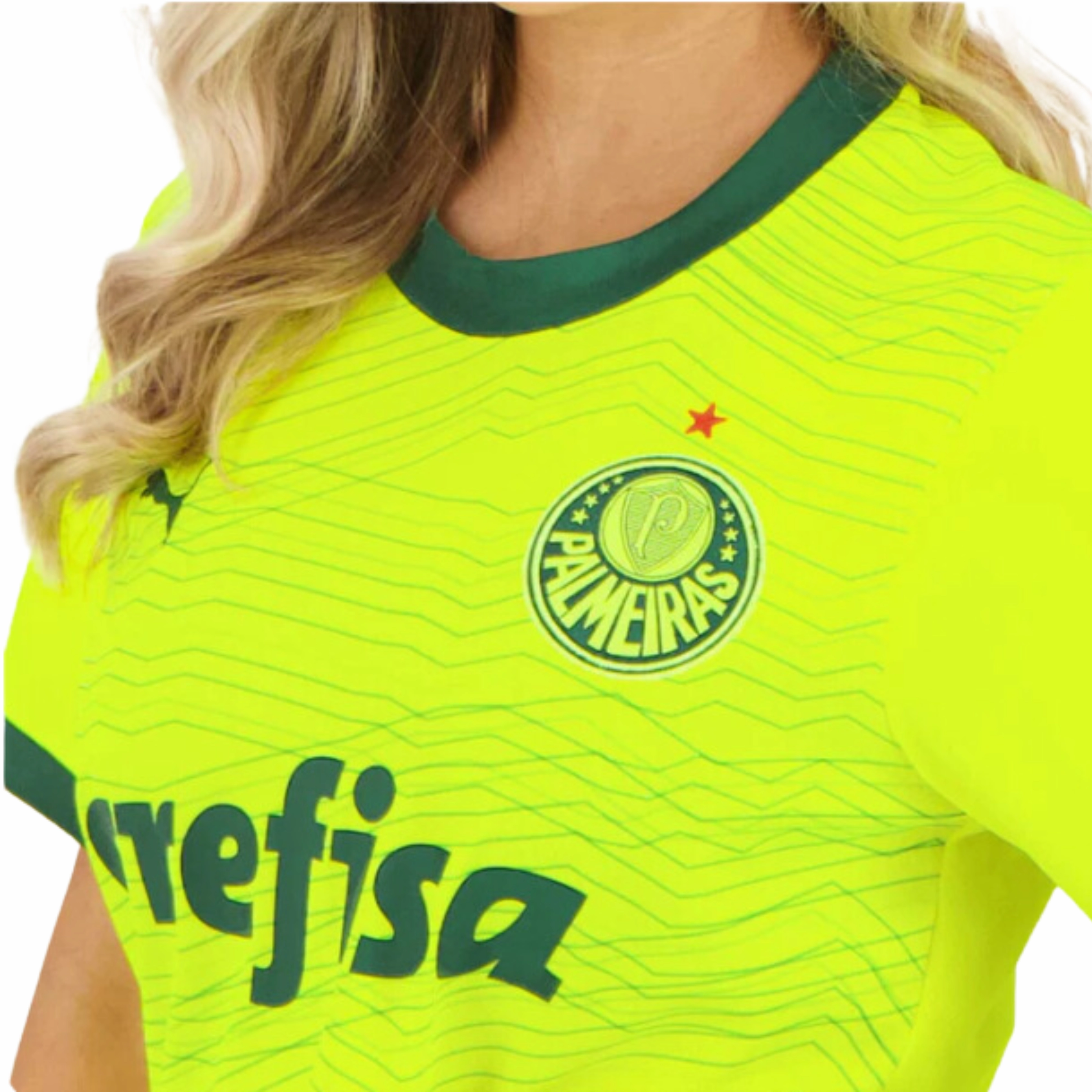 football fan lanyards Camisa Palmeiras III 23/24 - Verso - Feminina