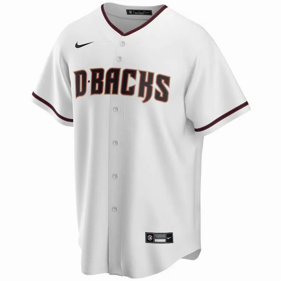 football fan mugs Camisa MLB Arizona Diamondbacks I Nike Torcedor Masculina Branca