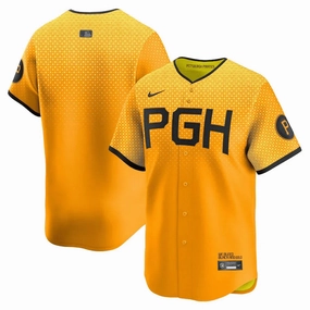 football fan mugs Camisa MLB Pittsburgh Pirates Nike Gold City Connect Torcedor Masculina football jersey collection