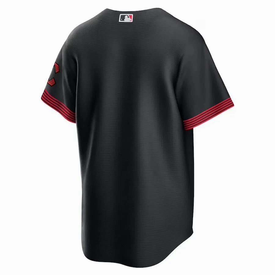 football fan notebooks Camisa MLB Cincinnati Reds Nike Connect City Torcedor Masculina Preta