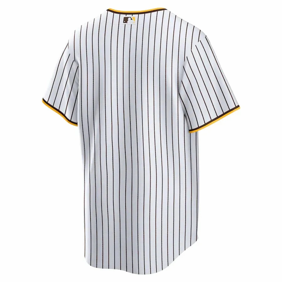 football fan notebooks Camisa MLB San Diego Padres Nike Home Torcedor Masculina Listrada Branca