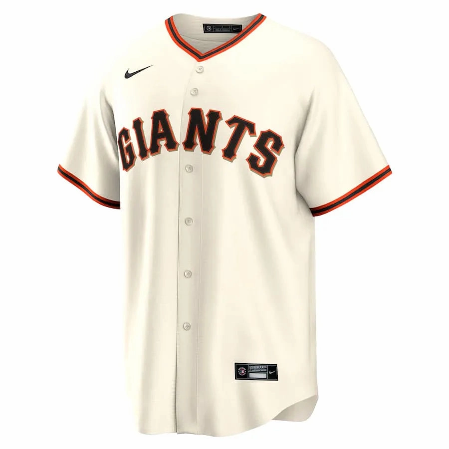 football fan notebooks Camisa MLB San Francisco Giants Nike I Torcedor Masculina Bege Buster Posey 28
