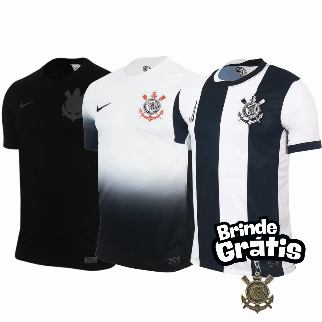 football fan phone grips Kit Corinthians I, II, III 24/25   Brinde - Verso -  Kit Torcedor soccer fan wallets