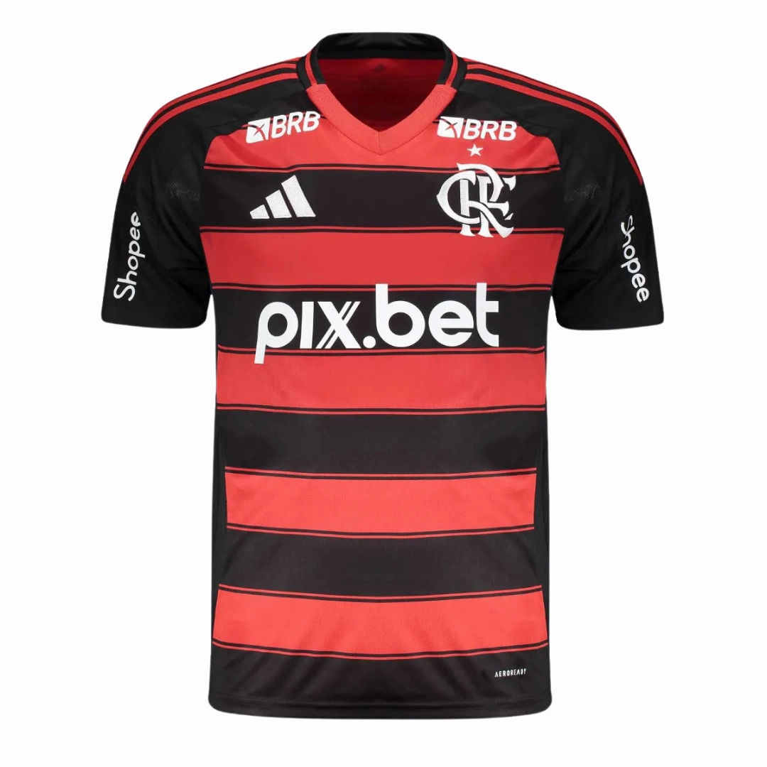 football fan scarves Camisa Flamengo I 25/26   Patrocnios - Verso - Torcedor football fan socks