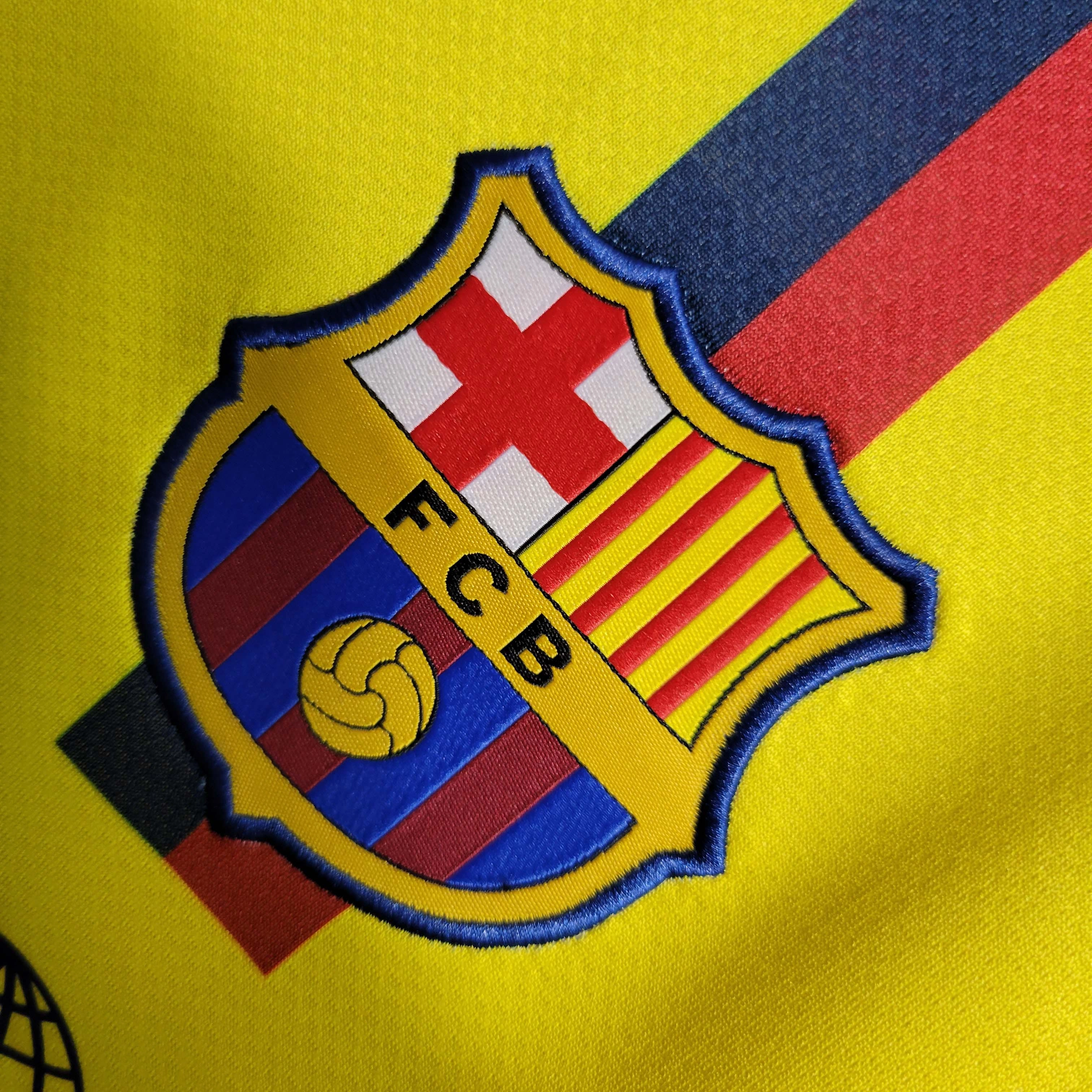 football fan socks Camisa Barcelona II 08/09 - Verso - Retr