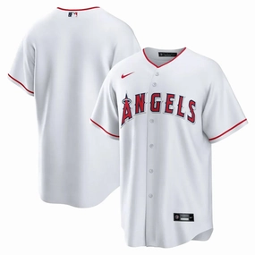 football fan socks Camisa MLB Los Angeles Angels Nike White Home Torcedor Masculina Branca football fan caps