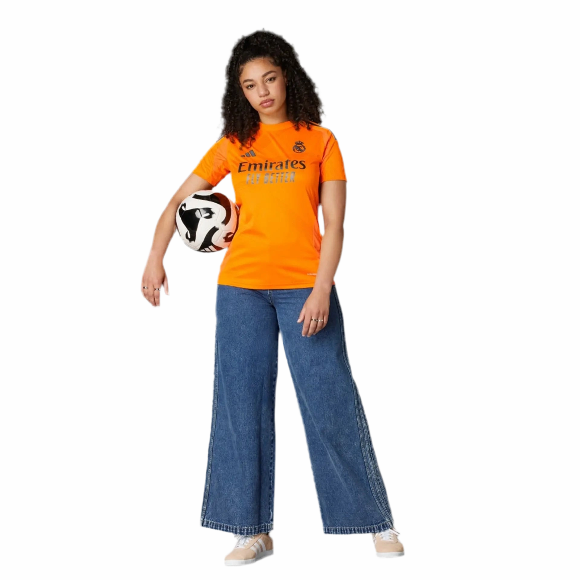 football fan stickers Camisa Real Madrid II 24/25 - Verso - Feminina