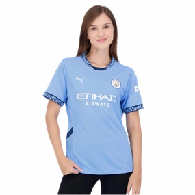 football fan towels Camisa Manchester City I 24/25 - Verso - Feminina football fan phone cases