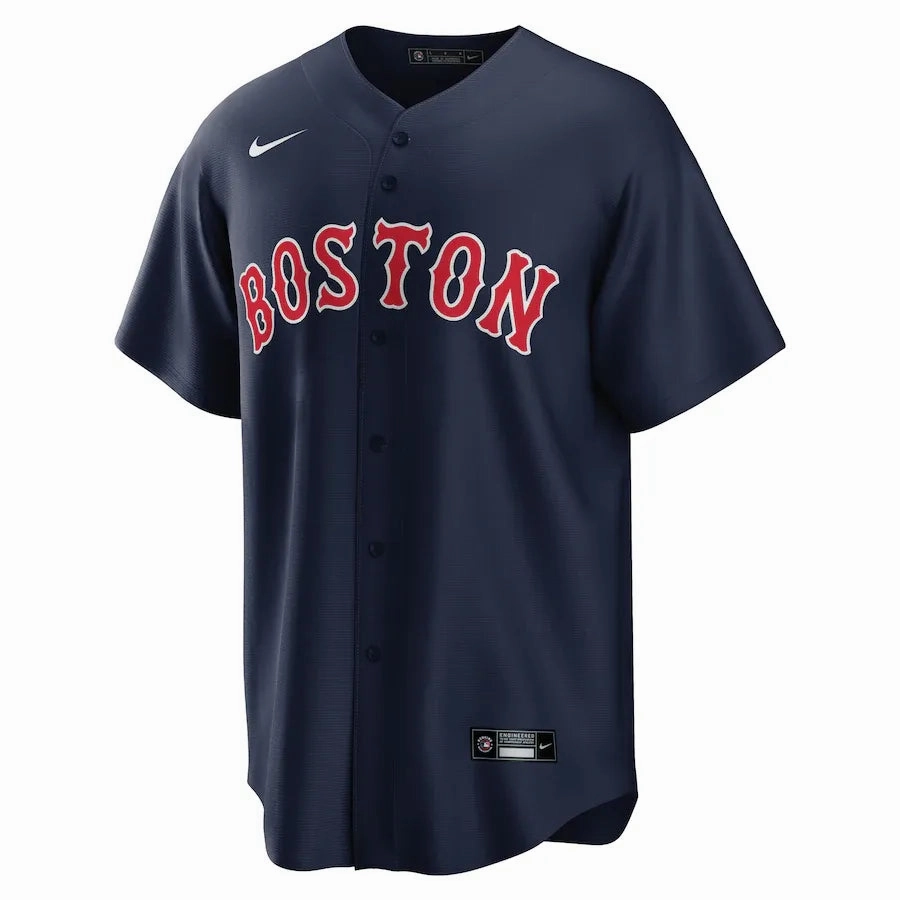 football fan umbrellas Camisa MLB Boston Red Sox III Nike Torcedor Masculina Azul Marinho