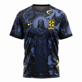 football fan water bottles Camisa Brasil Edio Especial Cristo Redentor 24/25 - Verso - Torcedor soccer fan pins