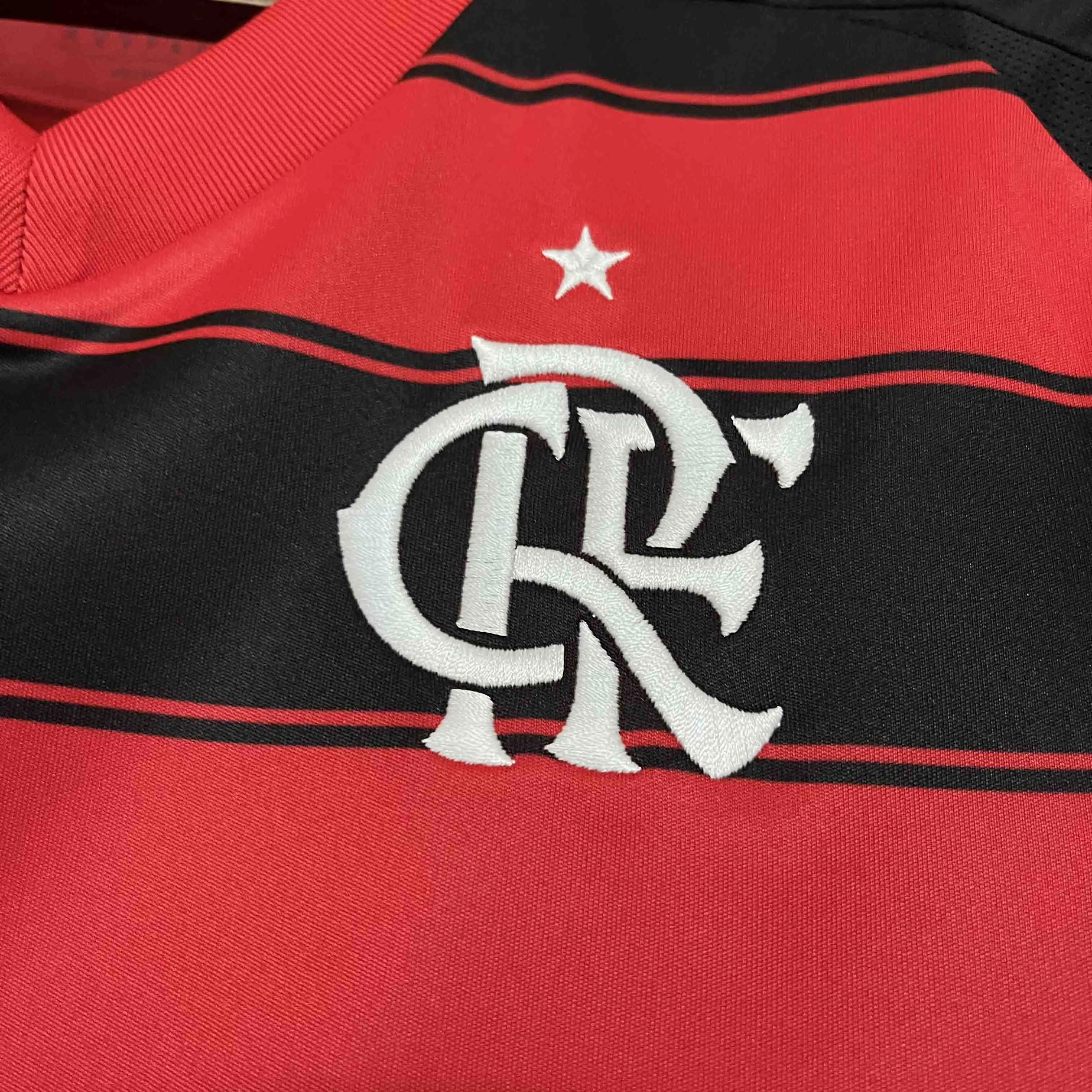 football fan water bottles Camisa Flamengo I 25/26   Patrocnios - Verso - Torcedor