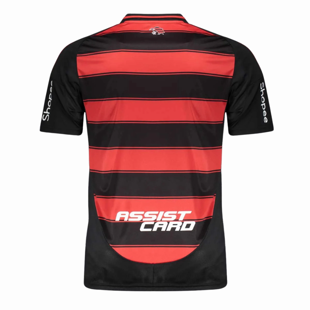 football fan water bottles Camisa Flamengo I 25/26   Patrocnios - Verso - Torcedor