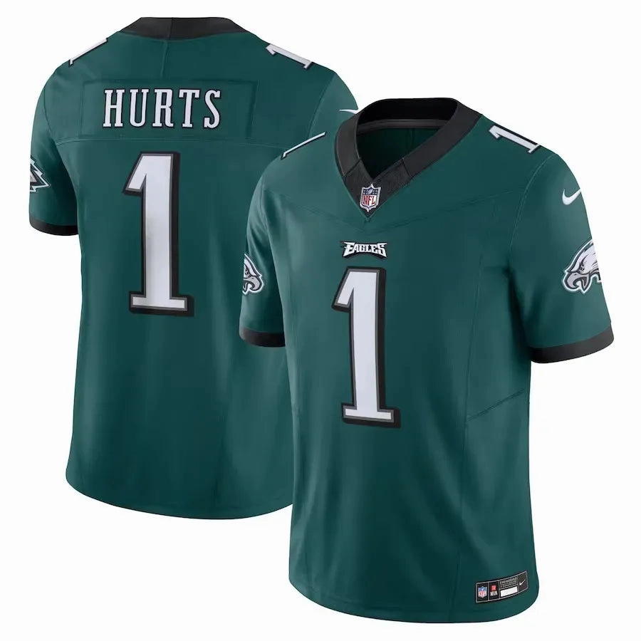 football fans merchandise Camisa NFL Philadelphia Eagles Jalen Hurts Nike Limited Jersey Verde soccer fan gifts