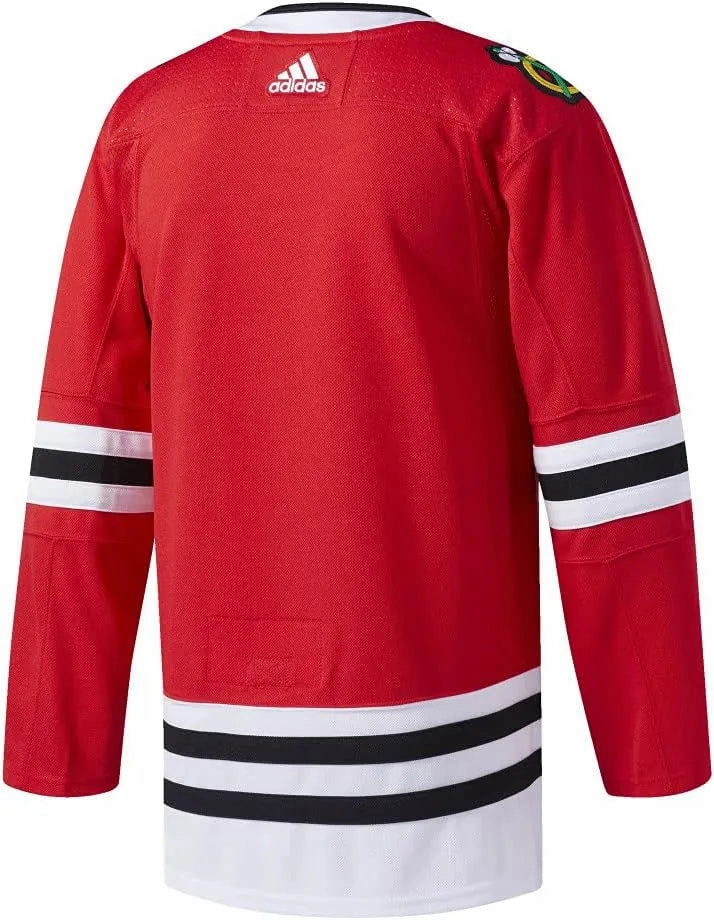 football gloves for supporters Camisa NHL Chicago Blackhawks Adidas Home Jersey Vermelha Masculina
