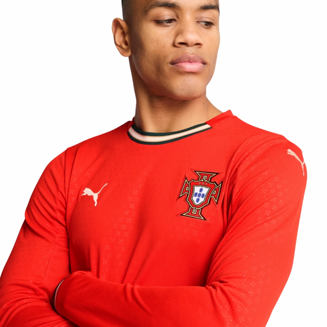 football gloves for supporters Camisa Portugal I 25/26 - Verso - Manga Longa