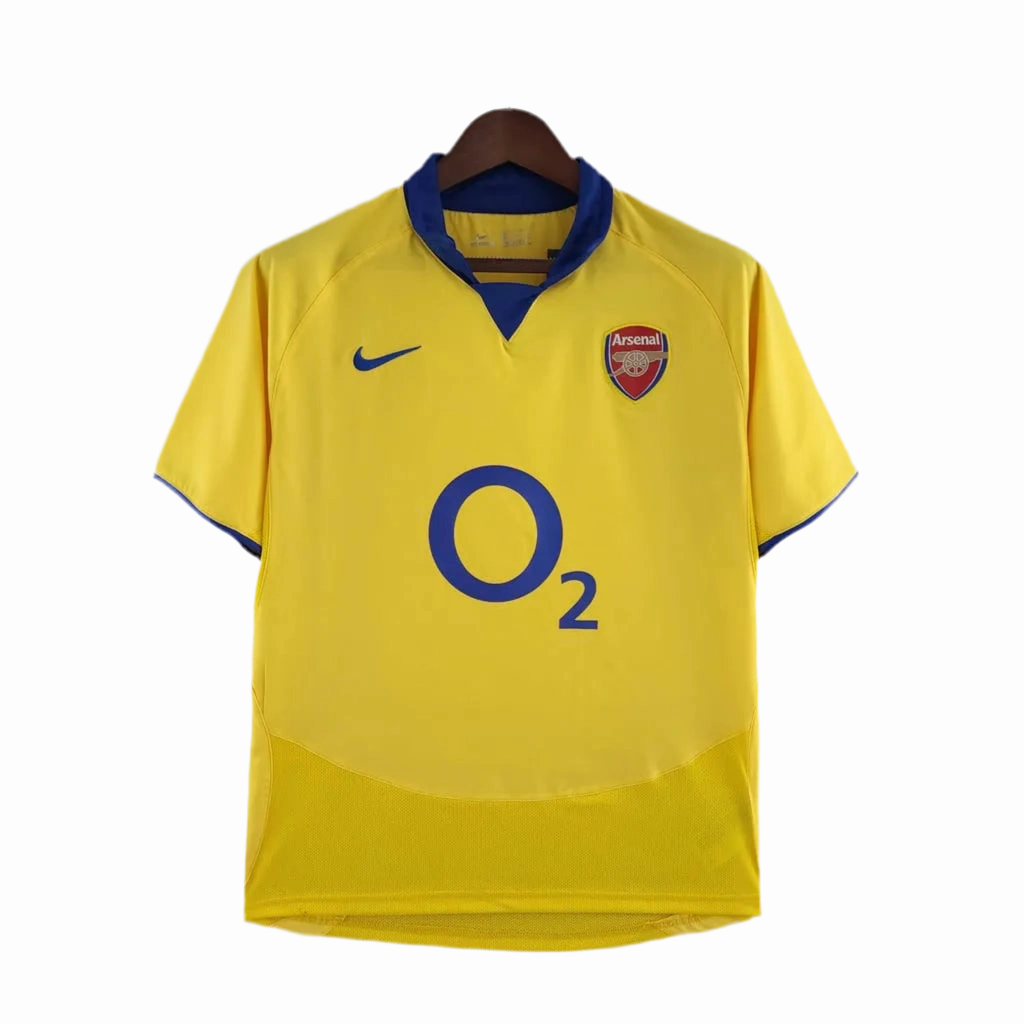 football matchday essentials Camisa Arsenal II 02/03 - Verso - Retr premier league fan shop
