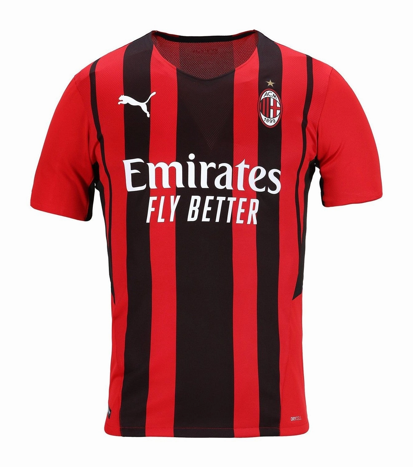 football matchday essentials Camisa Milan I 21/22 - Verso - Retr football star memorabilia