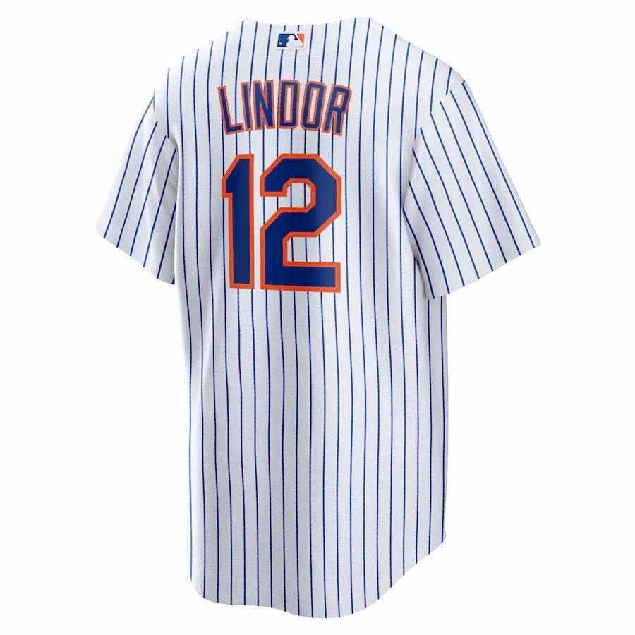 football matchday essentials Camisa MLB New York Mets Nike I Torcedor Masculina Listrada Francisco Lindor 12