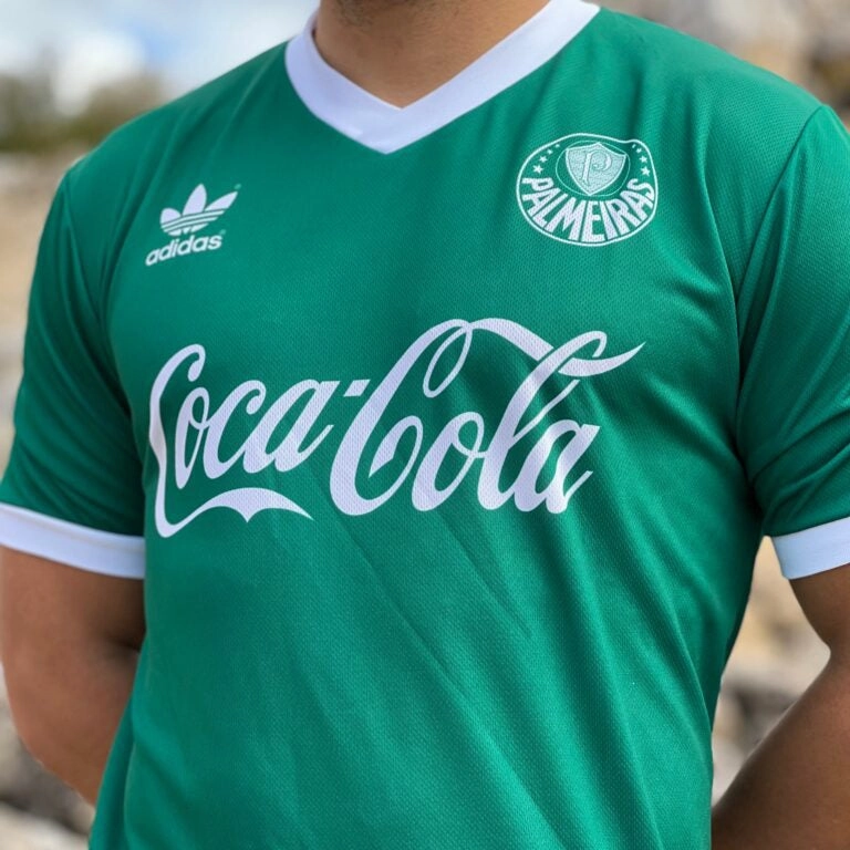 football scarf collection Camisa Palmeiras I 90/91 - Verso - Retr