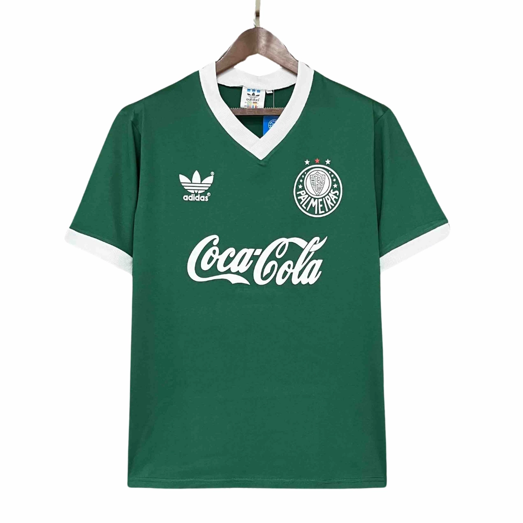 football scarf collection Camisa Palmeiras I 90/91 - Verso - Retr soccer fan jerseys