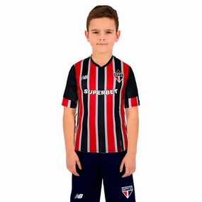 football scarf collection Conjunto S?o Paulo II 24/25 - Vers?o - Infantil football club socks