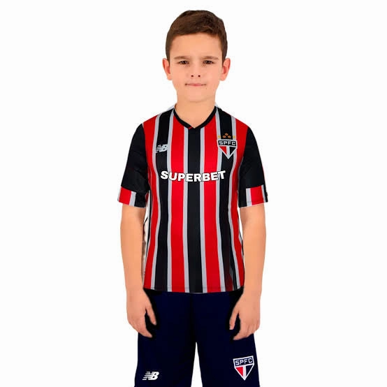 football scarf collection Conjunto S?o Paulo II 24/25 - Vers?o - Infantil football club socks