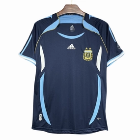 football star memorabilia Camisa Argentina II 06/07 - Verso - Retr football fan blankets
