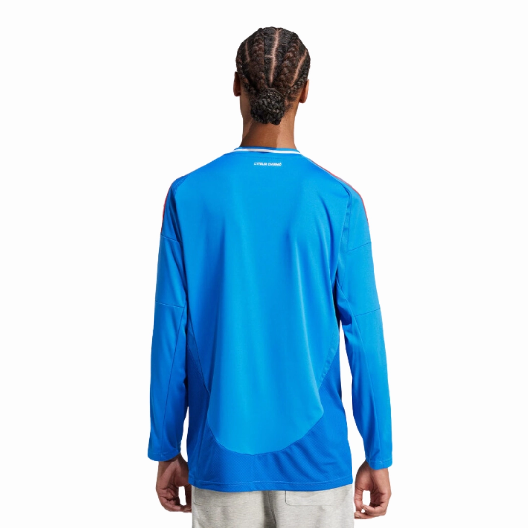 football star memorabilia Camisa Itlia I 24/25 - Verso - Manga Longa