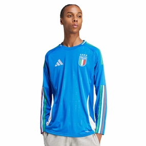 football star memorabilia Camisa Itlia I 24/25 - Verso - Manga Longa premier league fan shop