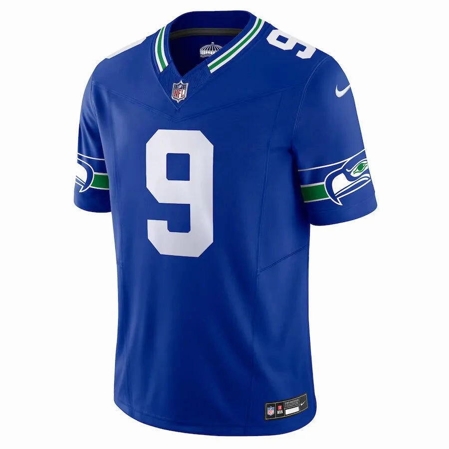 football supporters gear Camisa NFL Seattle Seahawks Walker III 9 Nike Limited Jersey Azul Royal
