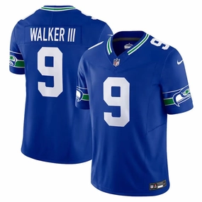 football supporters gear Camisa NFL Seattle Seahawks Walker III 9 Nike Limited Jersey Azul Royal football fan banners