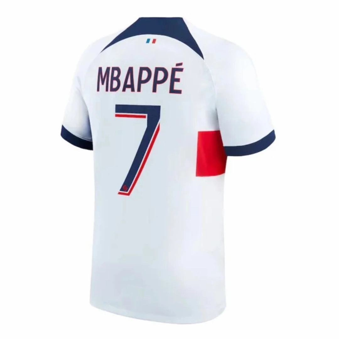 football supporters gear Camisa PSG II 23/24 MBAPP N7- Verso - Torcedor football club scarves
