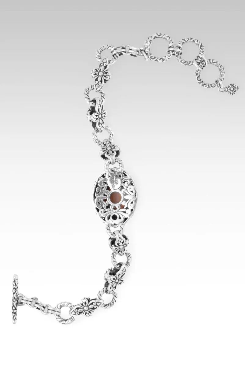 Forgiven and Free Bracelet? in Orange Spiny Oyster & Carnelian