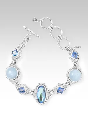 Glorious Promise Bracelet II? in Perfect Luck? Mystic Quartz, Aquamarine & Sheer Luck? Mystic Topaz