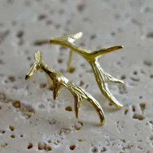 Gold Vermeil Antler Climbers