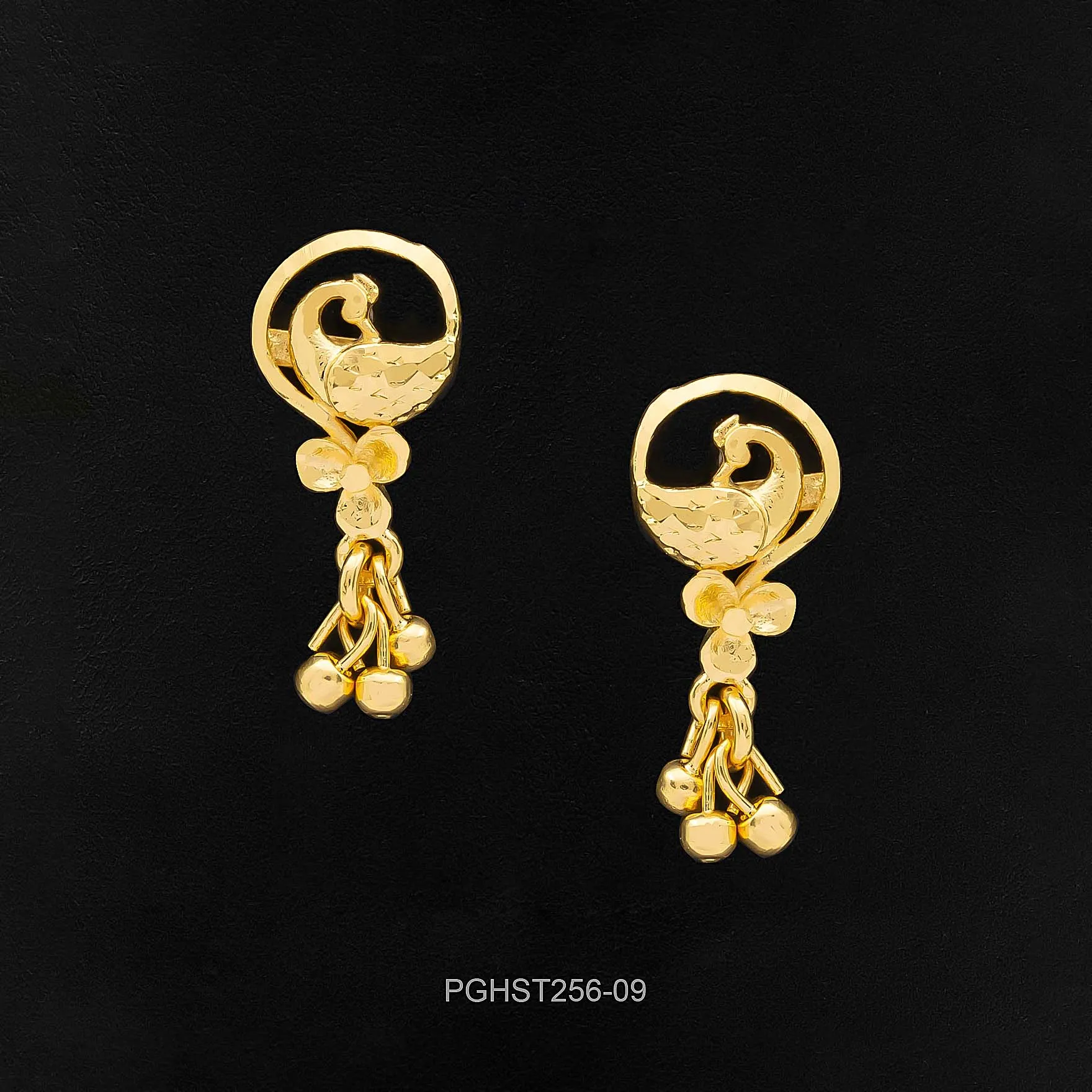 GOLDEN HANGING STUD PGHST256-09