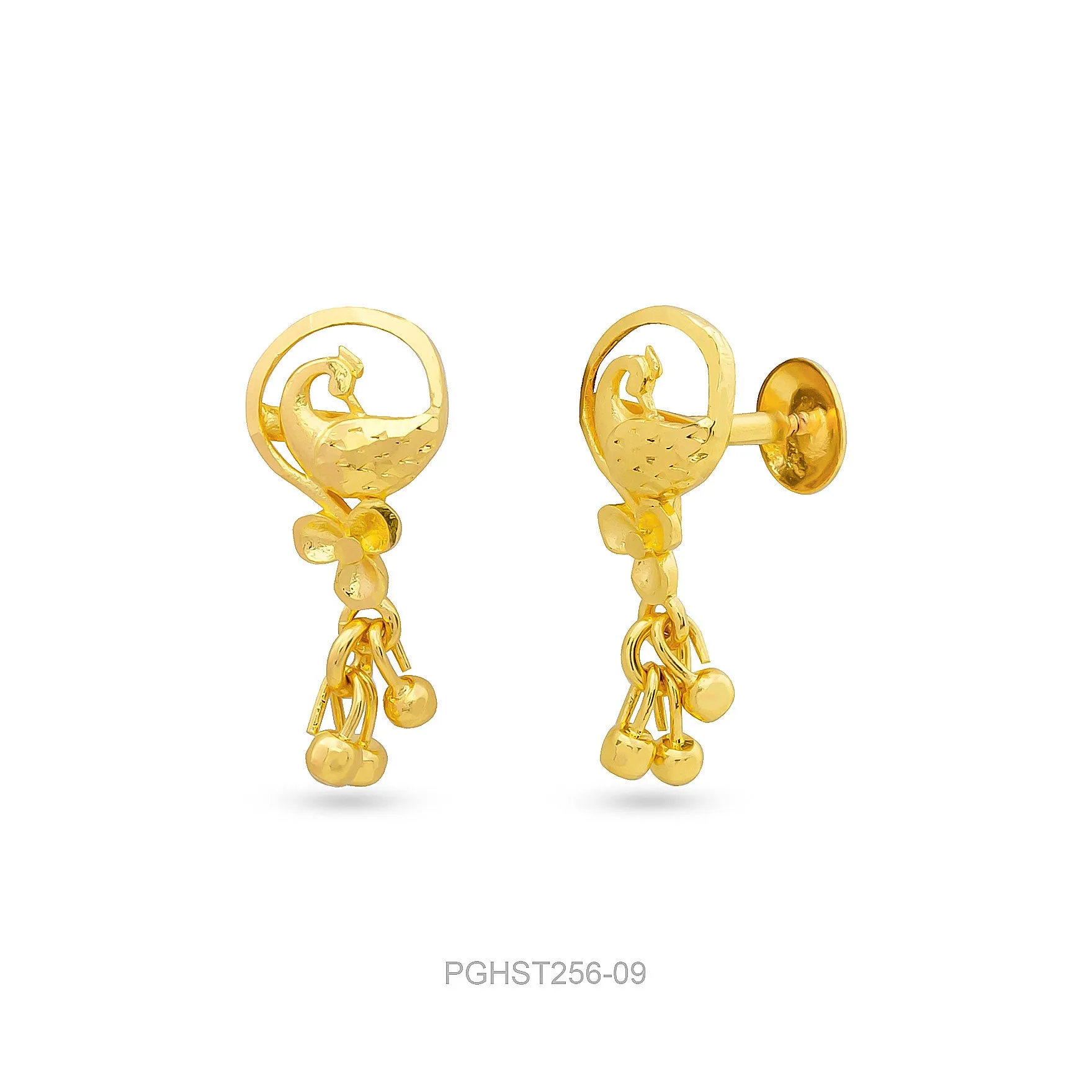 GOLDEN HANGING STUD PGHST256-09