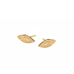Golden Leaf Studs