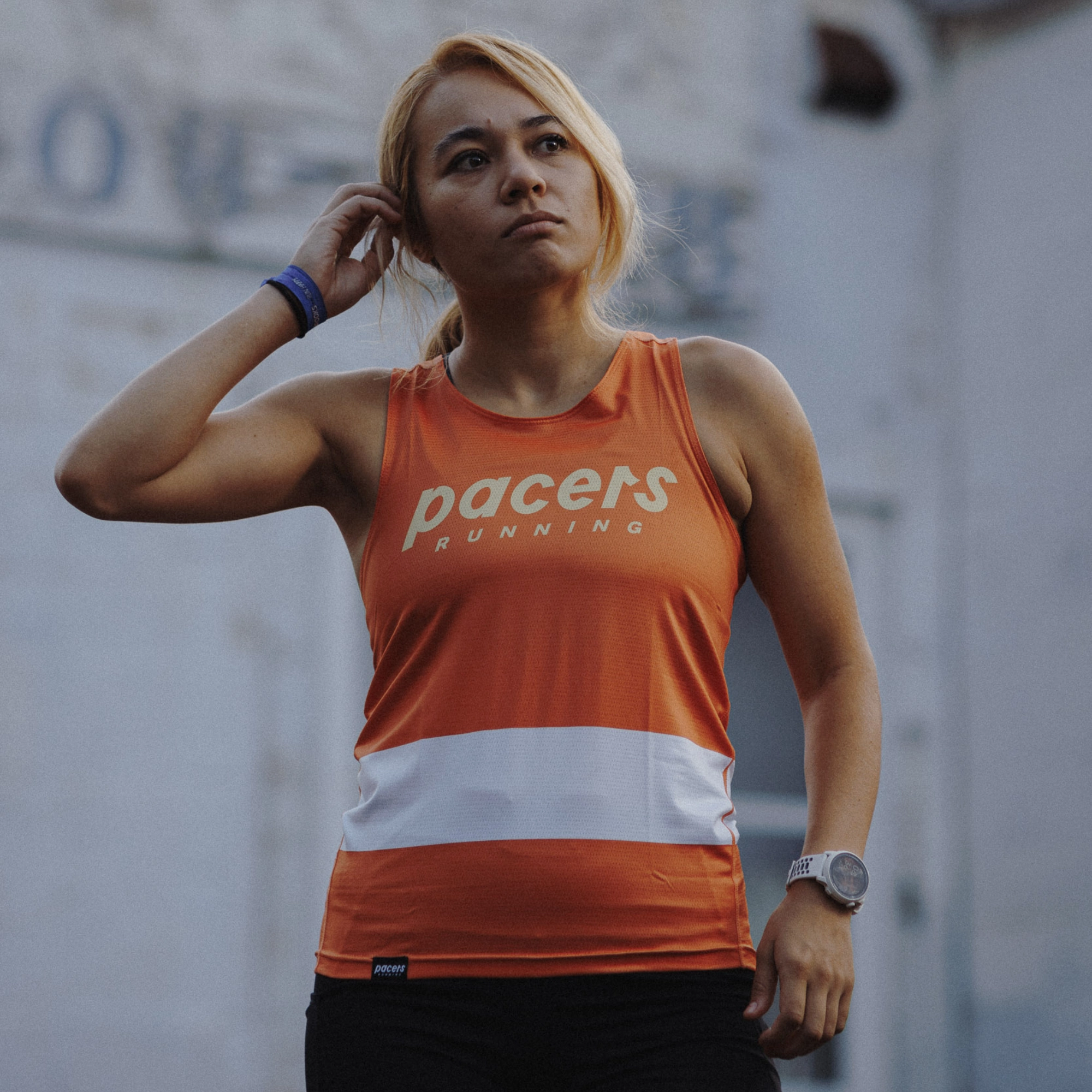 Health Monitors 2:02 Women's Sunset Singlet