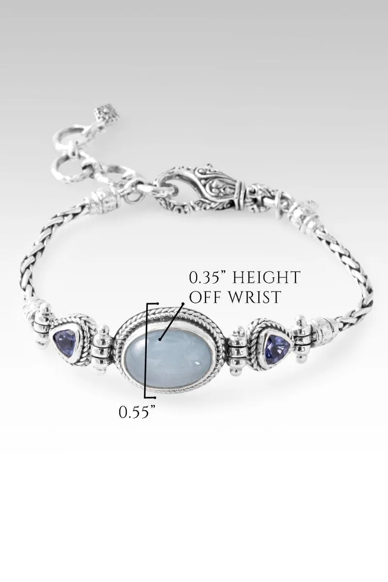Hopeful Horizon Bracelet? in Aquamarine & Tanzanite