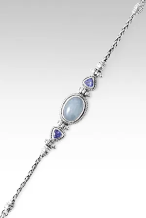 Hopeful Horizon Bracelet? in Aquamarine & Tanzanite