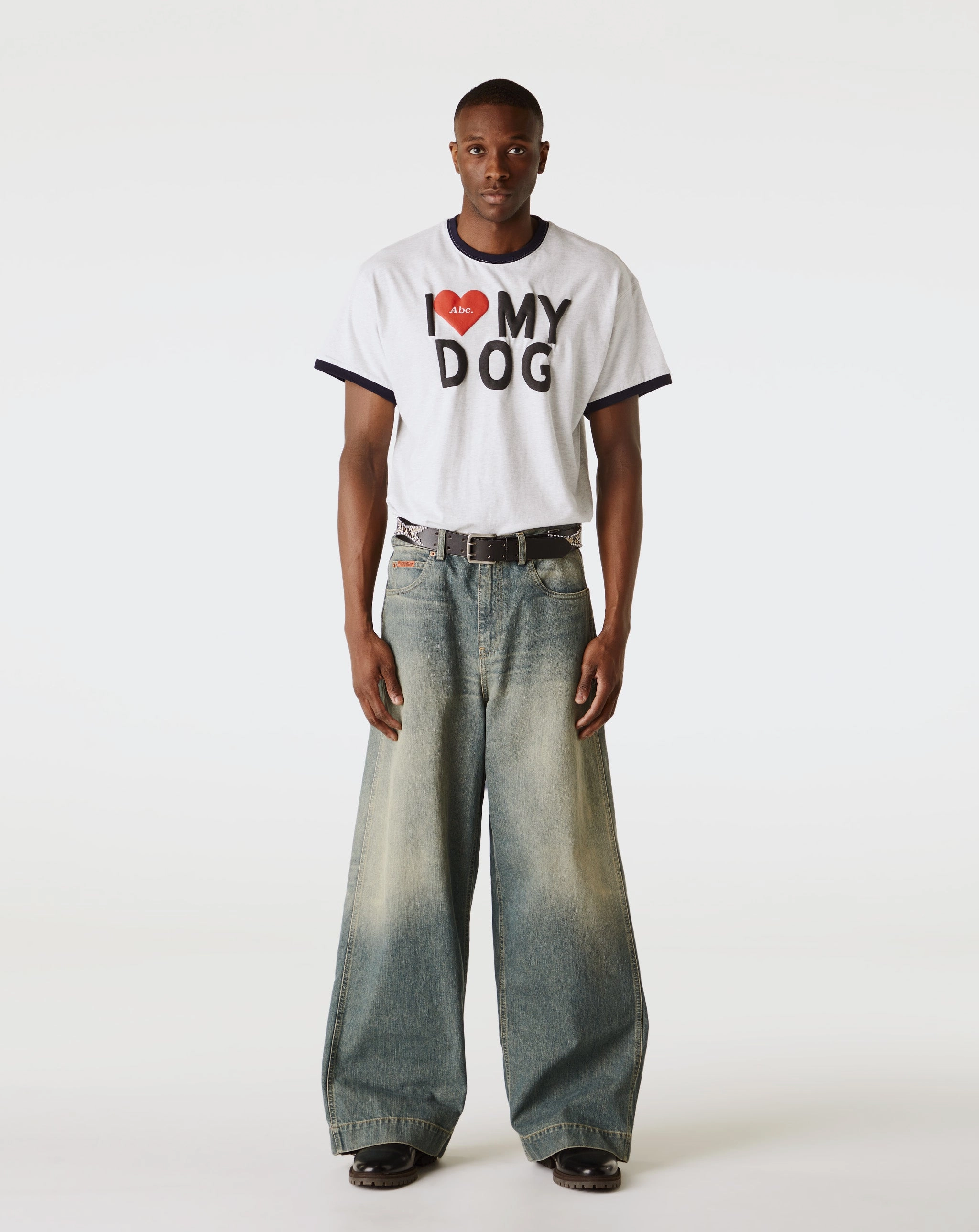I Love My Dog Ringer Shirt