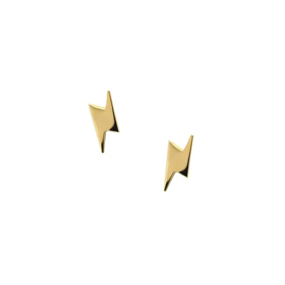 Icon Lightning Studs Earring Studs - Gold