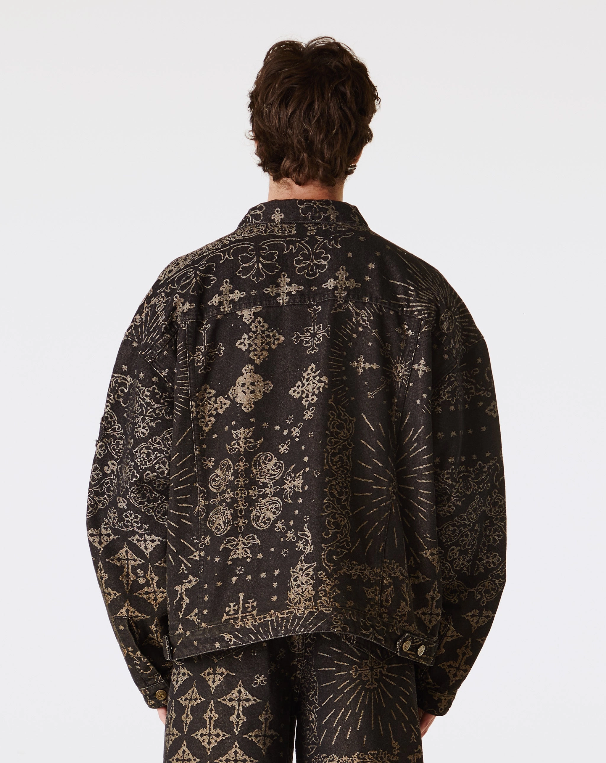 Jacquard Denim Jacket